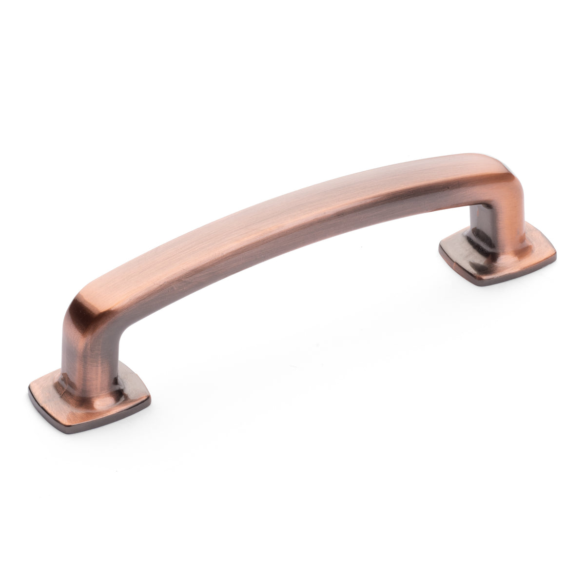 Diversa Antique Copper Trinity 3-3/4" (96mm) Cabinet Drawer Pull