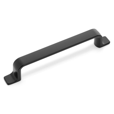 Cosmas 14901-128FB Flat Black Contemporary Cabinet Pull