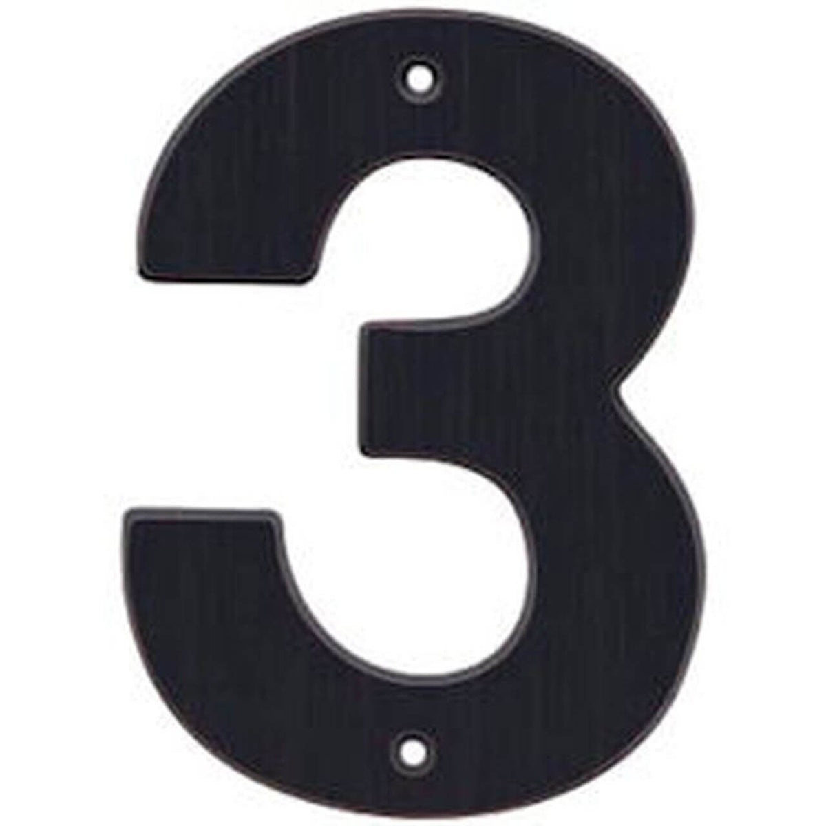 5&quot; House Numbers, Oil Rubbed Bronze