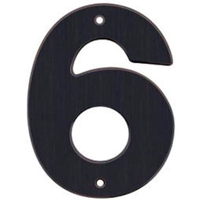 5&quot; House Numbers, Oil Rubbed Bronze