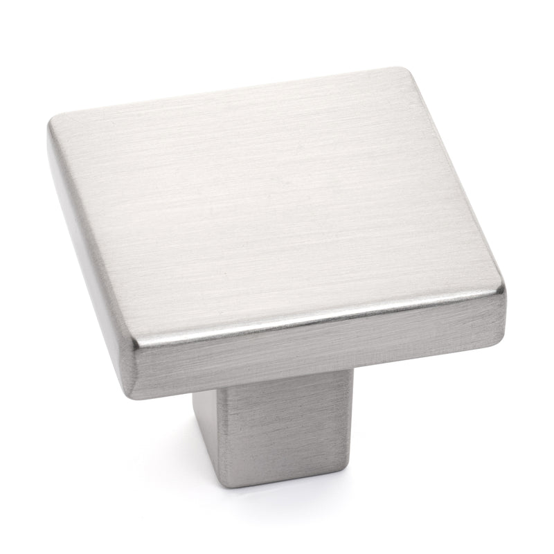 Cosmas 14899SN Satin Nickel Modern Contemporary Square Cabinet Knob