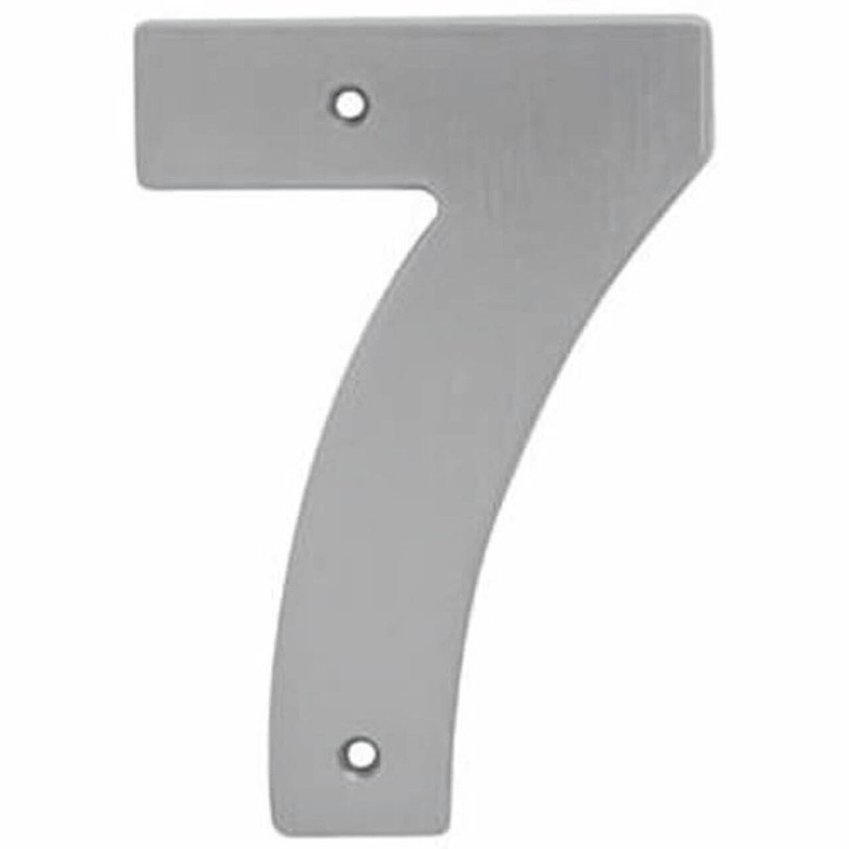 5&quot; House Numbers, Satin Nickel