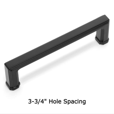 Cosmas 1941-96FB Flat Black Cabinet Pull