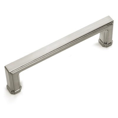 Satin nickel cabinet pull, 96 mm center-to-center
