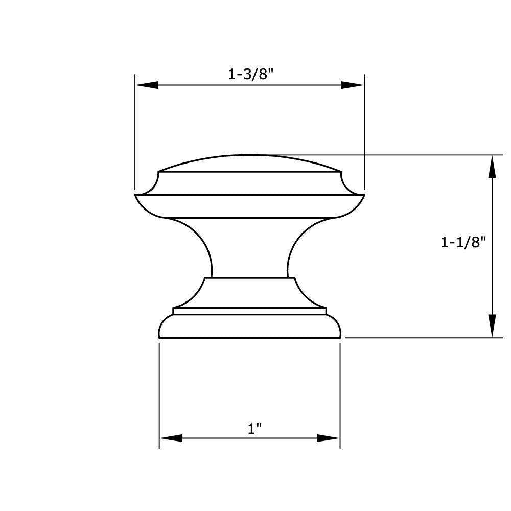 Cosmas 4251CH Polished Chrome Cabinet Knob