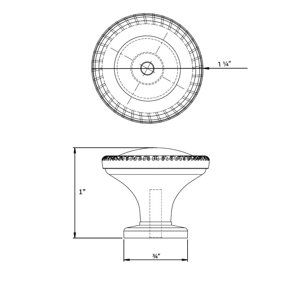 Cosmas 4115ORB Oil Rubbed Bronze Rope Cabinet Knob