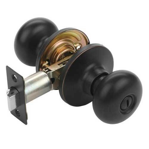 Dynasty Hardware Tahoe TAH-30-12P Privacy Door Knob, Aged Oil Rubbed Bronze
