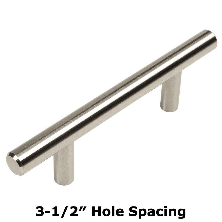 Cosmas H698-3.5SS Stainless Steel Euro Style Bar Pull