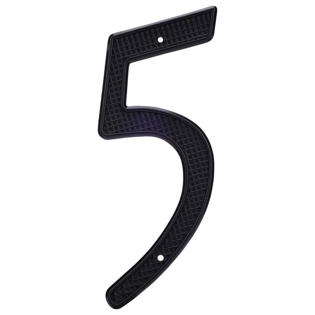 4&quot; Nail-On House Numbers, Black