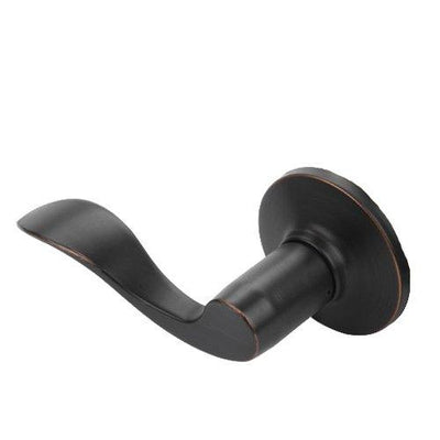 Dynasty Hardware Heritage HER-78-12P-LH Left Hand Dummy Door Lever, Aged Oil Rubbed Bronze