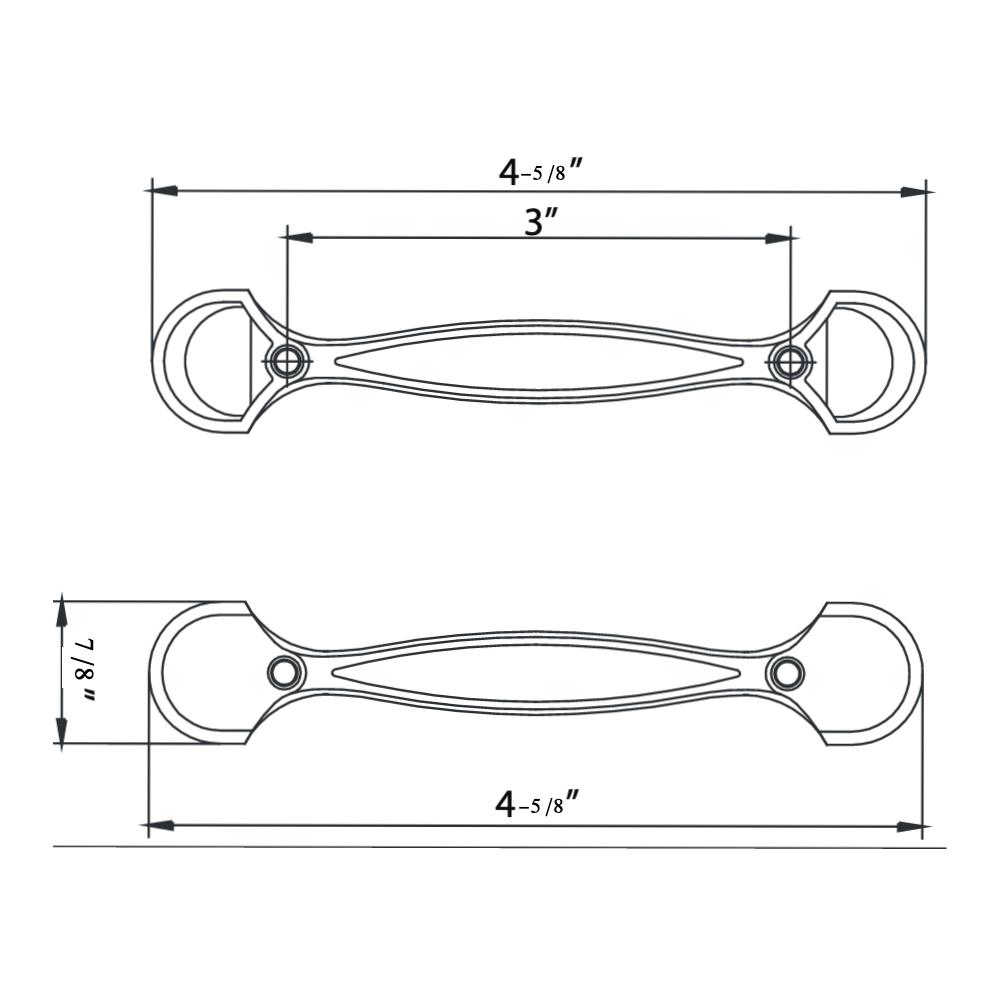Cosmas 6632ORB Oil Rubbed Bronze Cabinet Pull