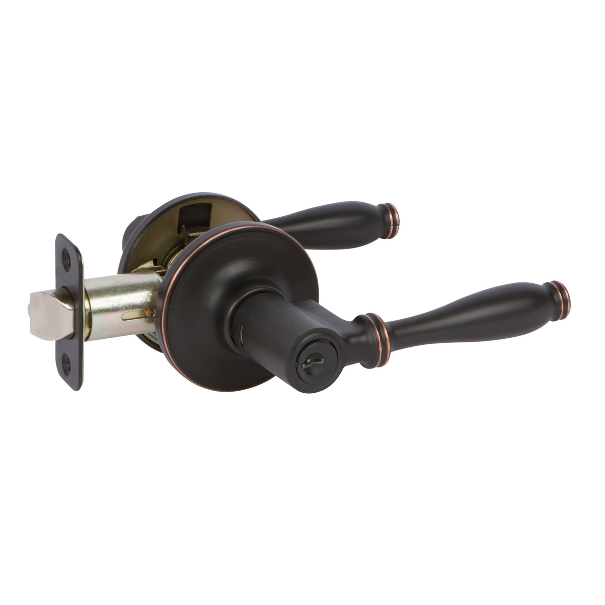 Villa Entry Door Lever, Oil Rubbed Bronze