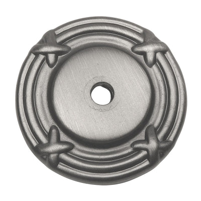 Cosmas 9468AS Antique Silver Cabinet Knob Backplate