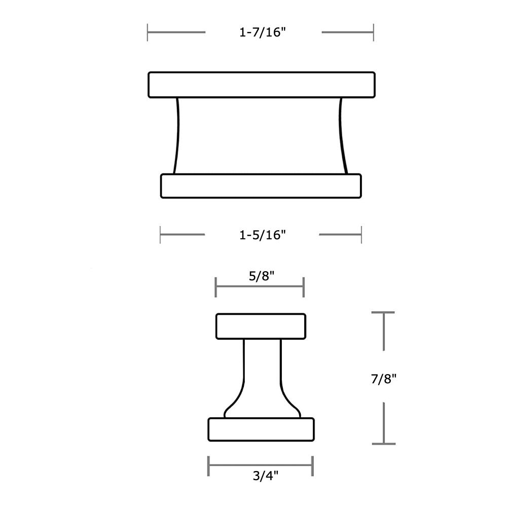 Cosmas 701GC Gold Champagne Contemporary Cabinet Knob