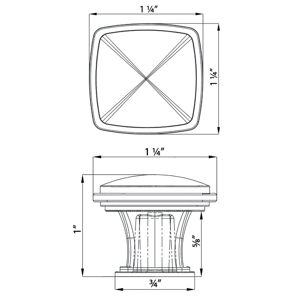 Cosmas 4391GPH Graphite Cabinet Knob