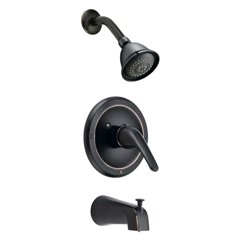 Designers Impressions 651657 Oil Rubbed Bronze Tub / Shower Combo Faucet