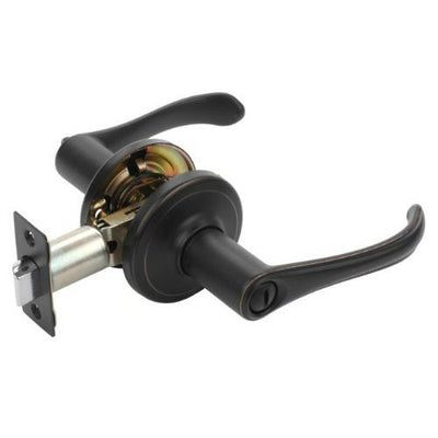 Dynasty Hardware Vail VAI-30-12P Privacy Door Lever, Aged Oil Rubbed Bronze