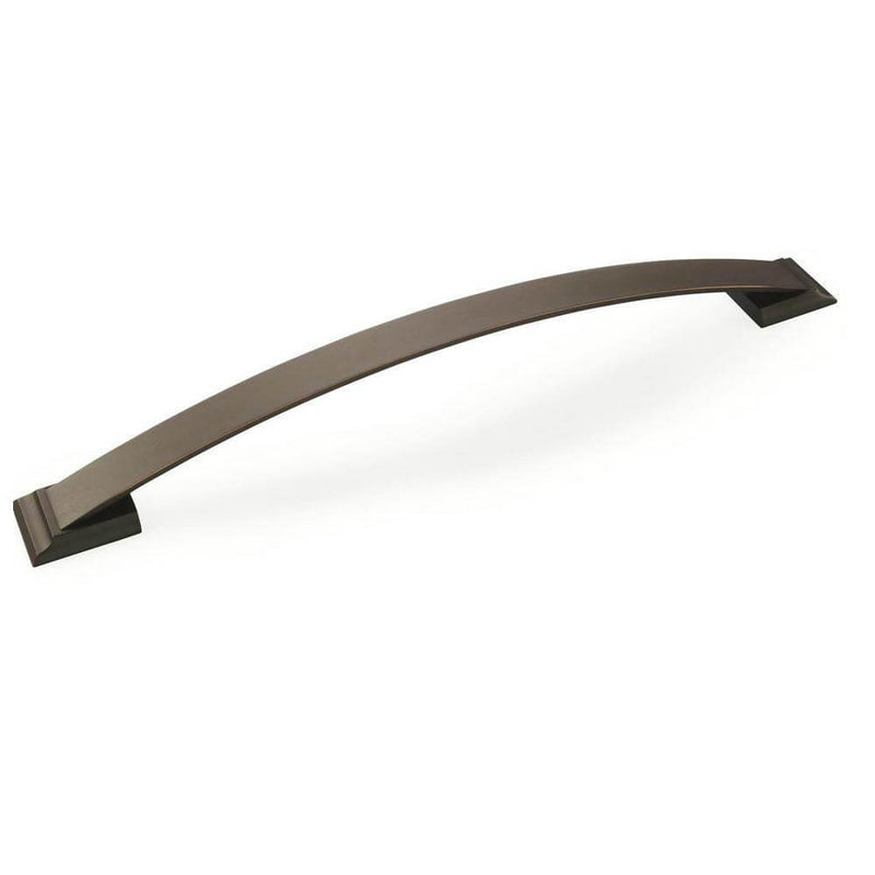 Oil rubbed bronze drawer pull in curve design Amerock Candler BP29366-ORB Oil Rubbed Bronze Appliance Pull