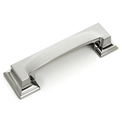 Satin nickel cabinet pull