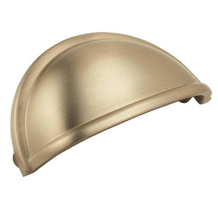 Modern golden champagne drawer cabinet cup pull Amerock BP53010-BBZ Golden Champagne Cabinet Cup Pull