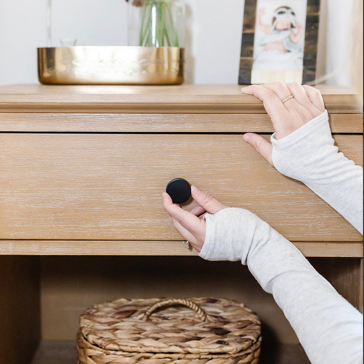 Cosmas 5234FB Flat Black Round Contemporary Cabinet Knob