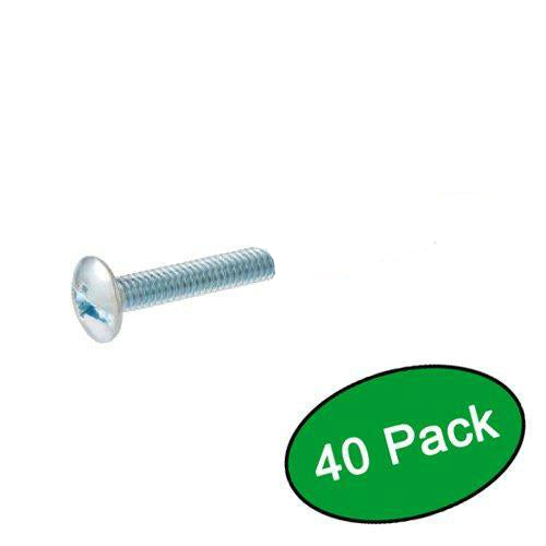 Cosmas Cabinet Hardware UNC 8-32 x 3/4&quot; Long Mounting Screws (Bag of 40)