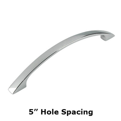 Cosmas 221-128CH Polished Chrome Cabinet Pull - Cosmas