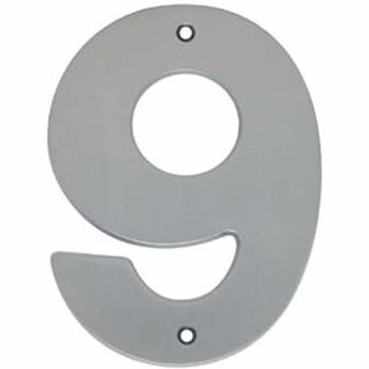 5&quot; House Numbers, Satin Nickel
