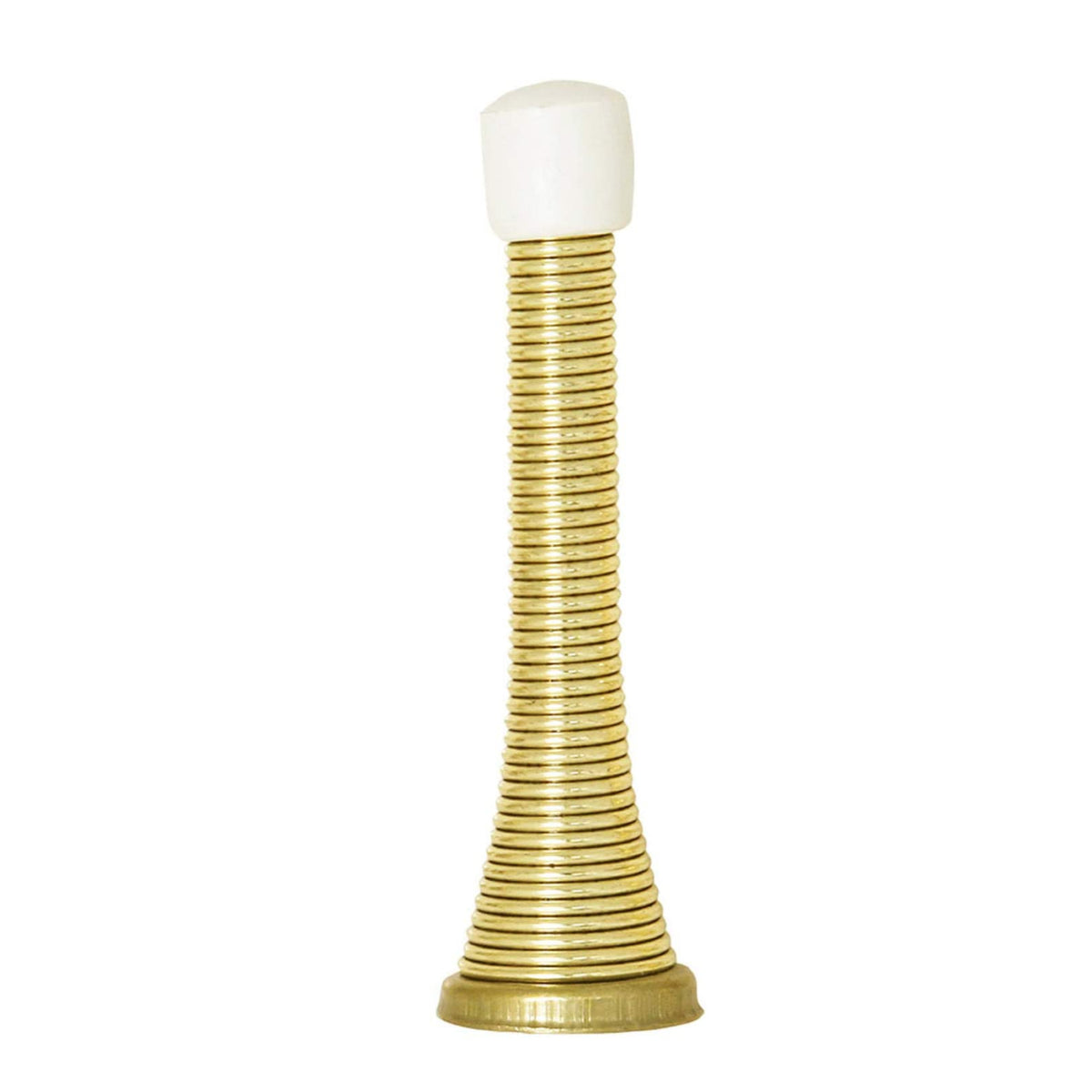 Polished Brass Spring Door Stop