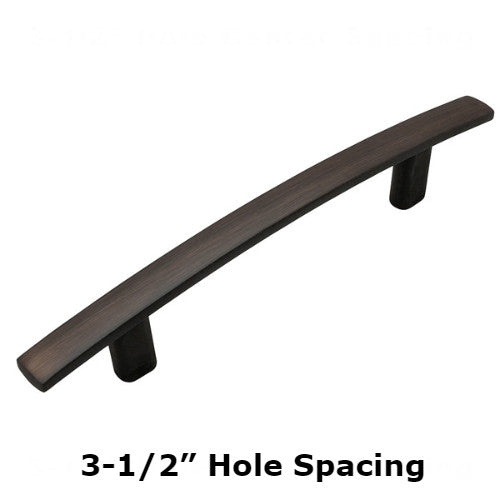 Cosmas 2363-3.5ORB Oil Rubbed Bronze Subtle Arch Cabinet Pull - Cosmas