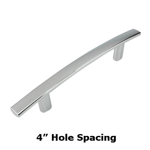 Cosmas 2363-4CH Polished Chrome Subtle Arch Cabinet Pull - Cosmas