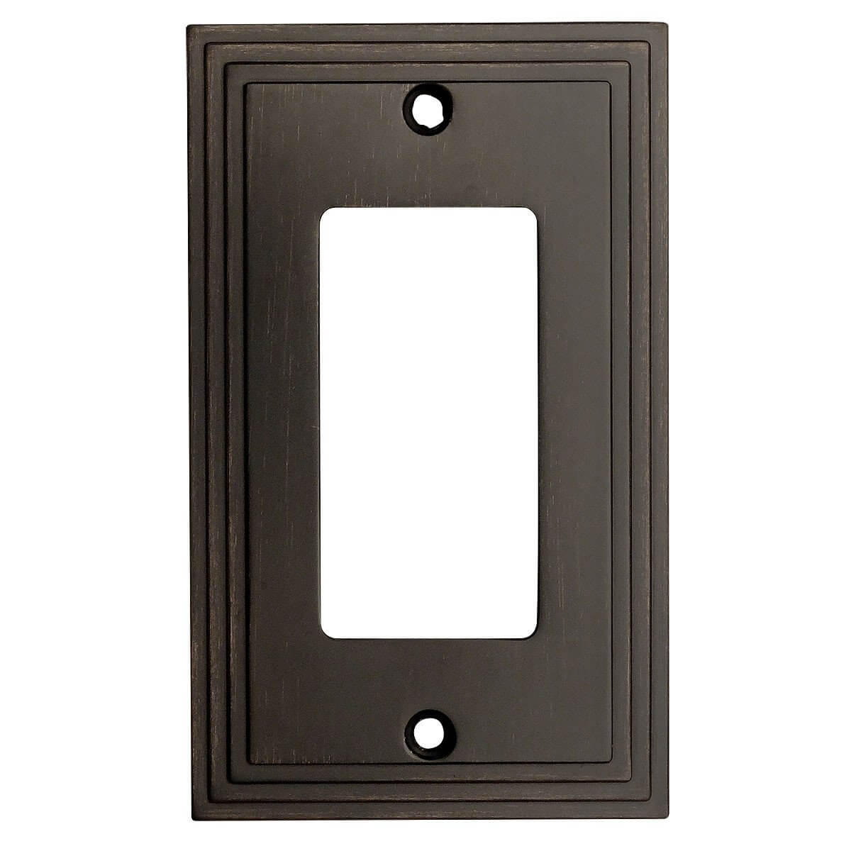 Cosmas 25000-ORB Oil Rubbed Bronze Single GFCI / Decora Wall Plate - Cosmas