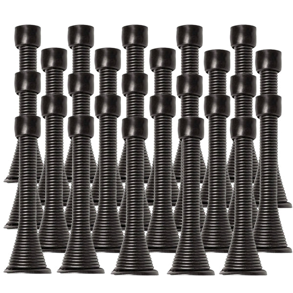 Oil Rubbed Bronze Baseboard Spring Door Stop with Dark Rubber Tip ...
