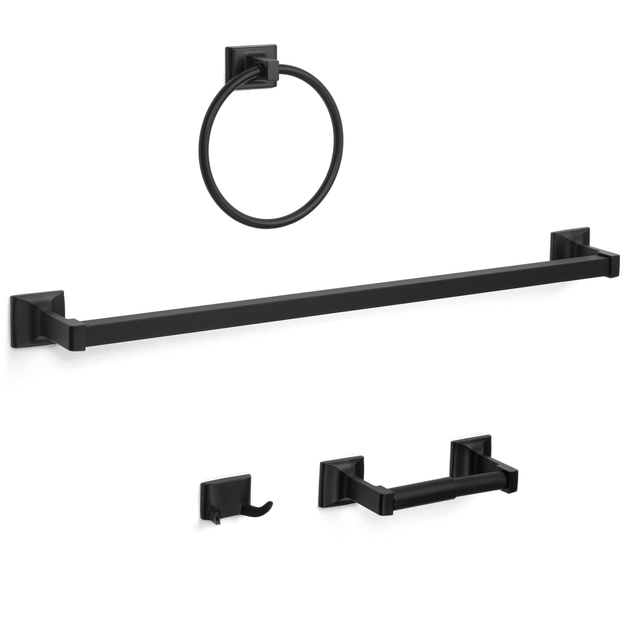 Eclipse Series Black Bathroom Hardware