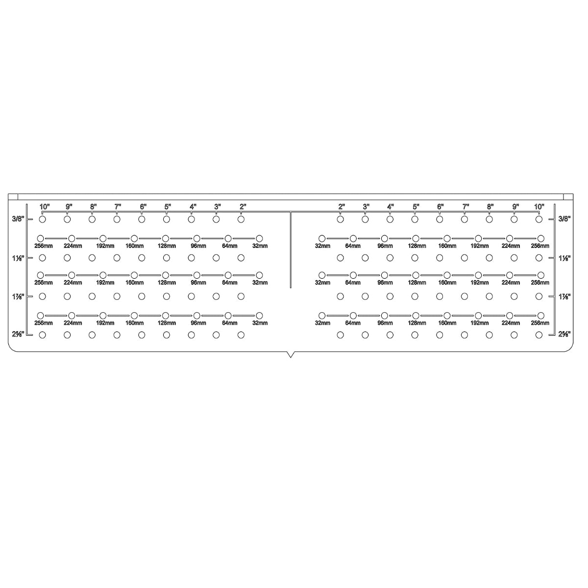 Long Cabinet Hardware Installation Template DoorCorner Com