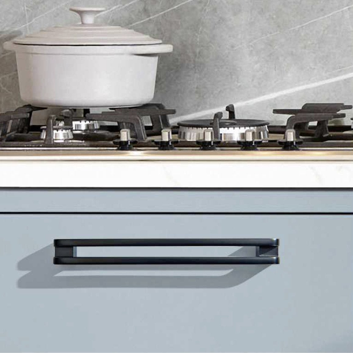 Diversa Limited Edition Matte Black 5&quot; (128mm) Reveal Cabinet Drawer Pull