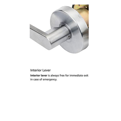 Dynasty Hardware AUG-03-26D Augusta Classroom Function Commercial Lever, Satin Chrome