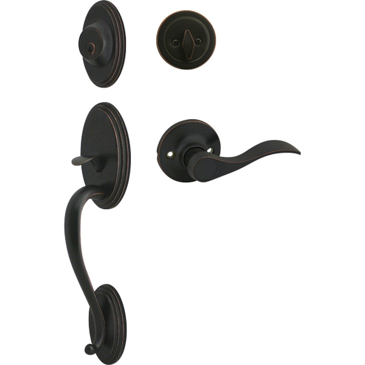 Discount Door Levers in Oil Rubbed Bronze, Cosmas 80 Series
