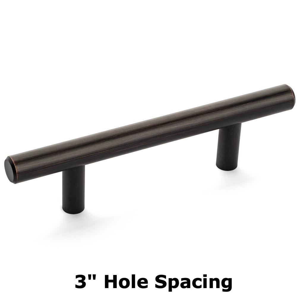 Cosmas 305-030ORB Oil Rubbed Bronze Euro Style Bar Pull - Cosmas