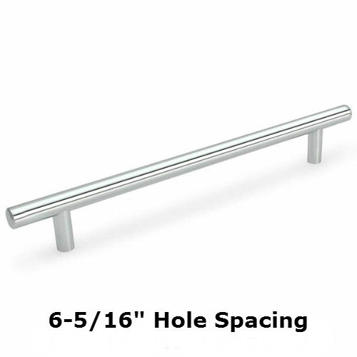 Cosmas 305-160CH Polished Chrome Euro Style Bar Pull - Cosmas