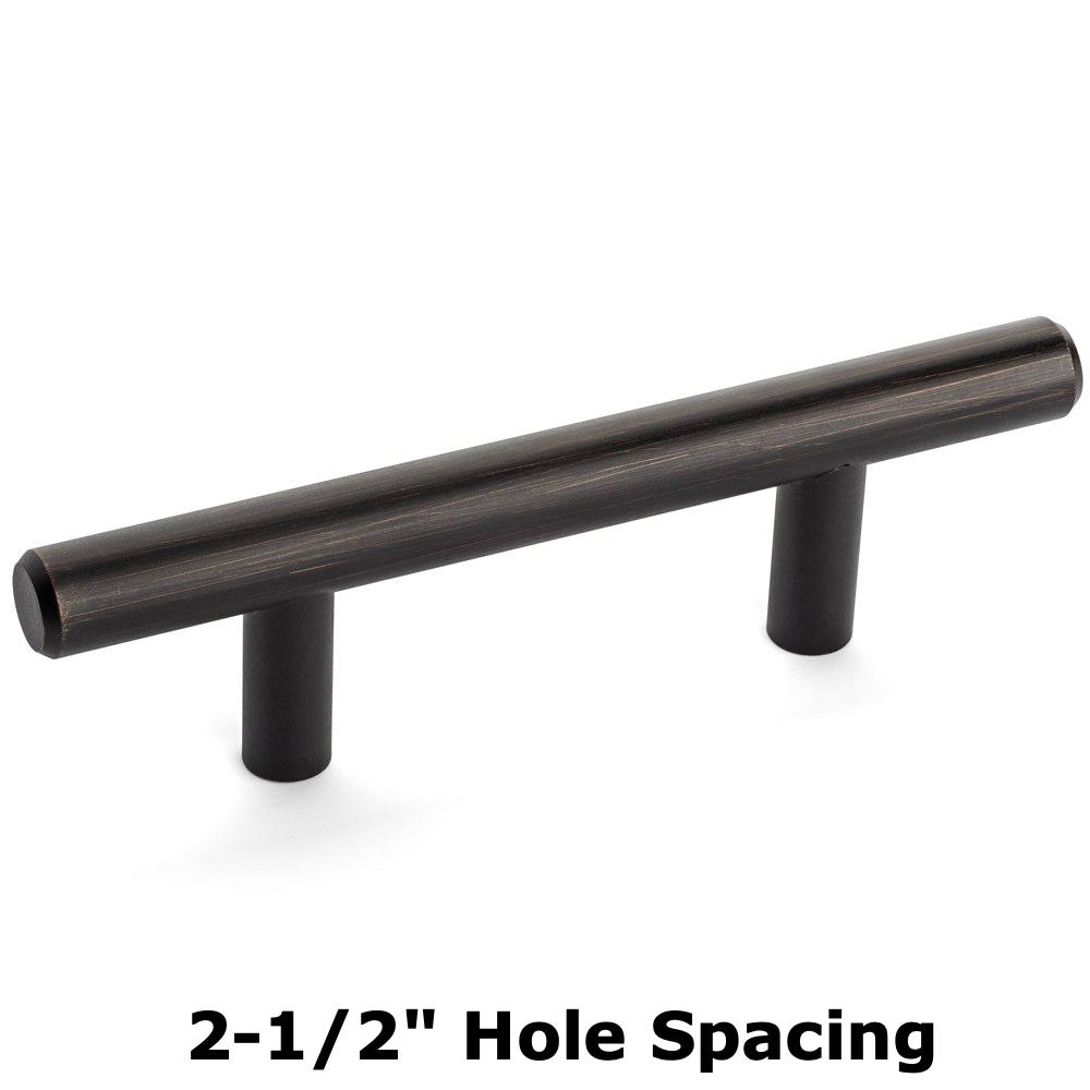 Cosmas 305-2.5ORB Oil Rubbed Bronze Euro Style Bar Pull - Cosmas