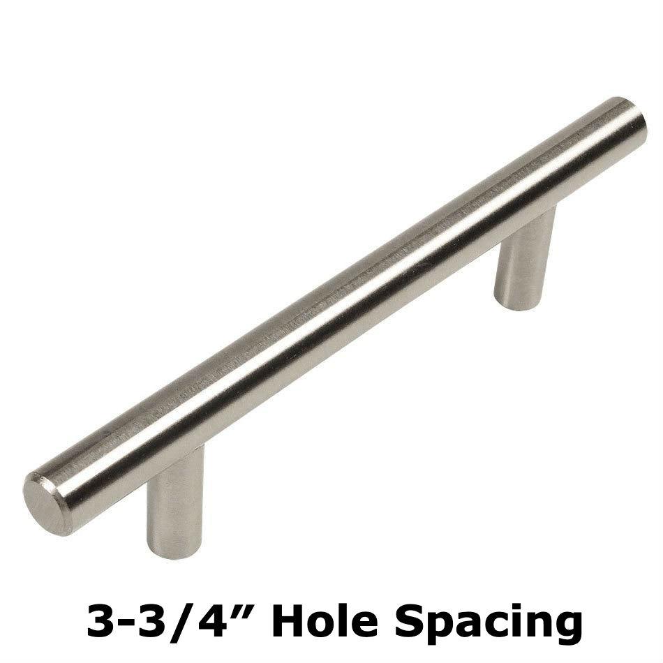 Cosmas 305-96SN Satin Nickel Euro Style Bar Pull