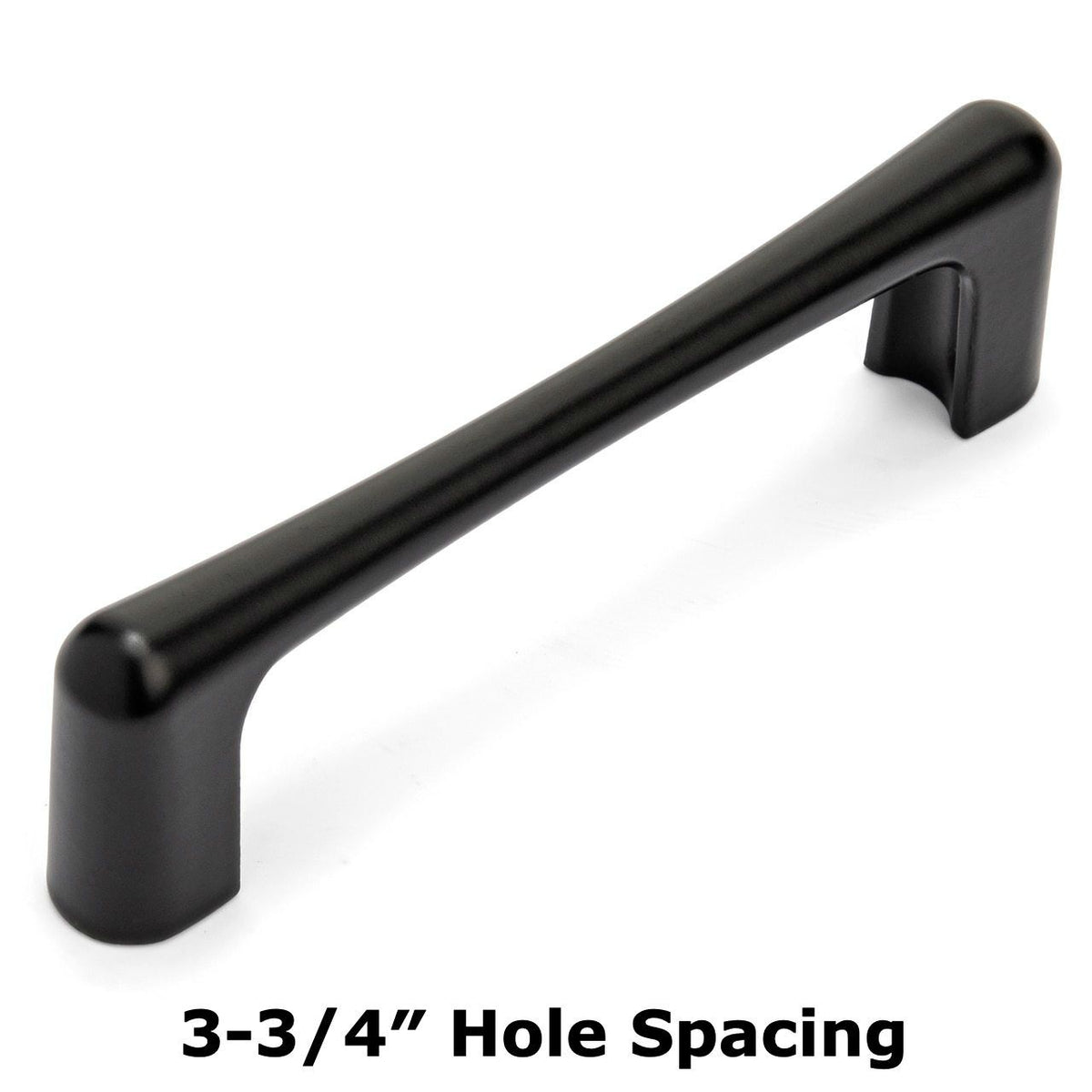 Cosmas 3304-96FB Flat Black Modern Contemporary Cabinet Pull