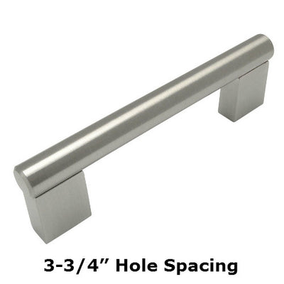 Cosmas 377-96SN Satin Nickel Contemporary Style Bar Pull - Cosmas