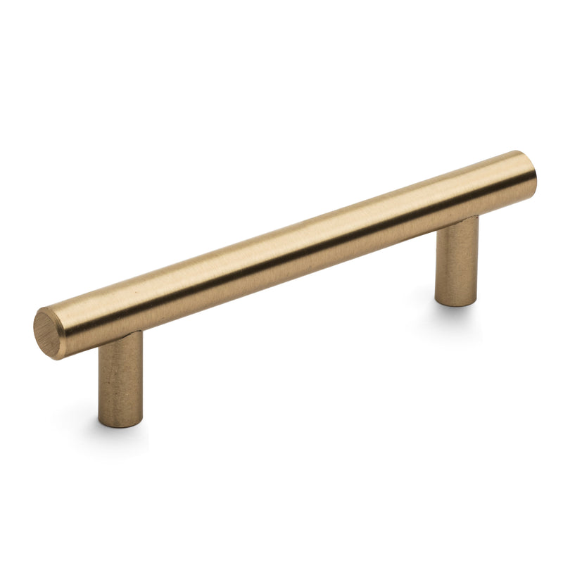 Diversa Gold Champagne Euro Style 3-3/4&quot; (96mm) Cabinet Bar Pull