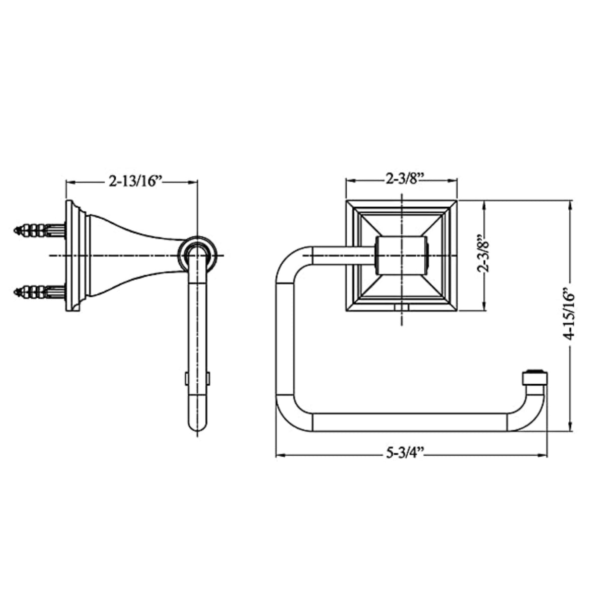 500 Series 3 Piece Oil Rubbed Bronze Bathroom Hardware Set