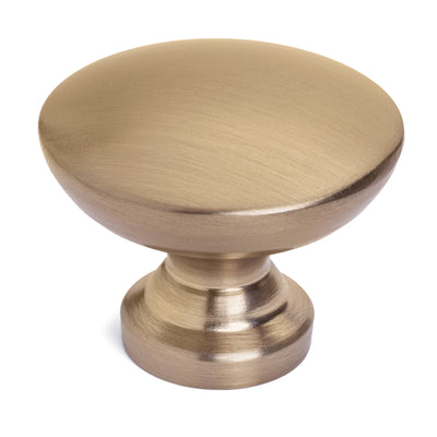 Diversa Gold Champagne Round Solid Cabinet Knob