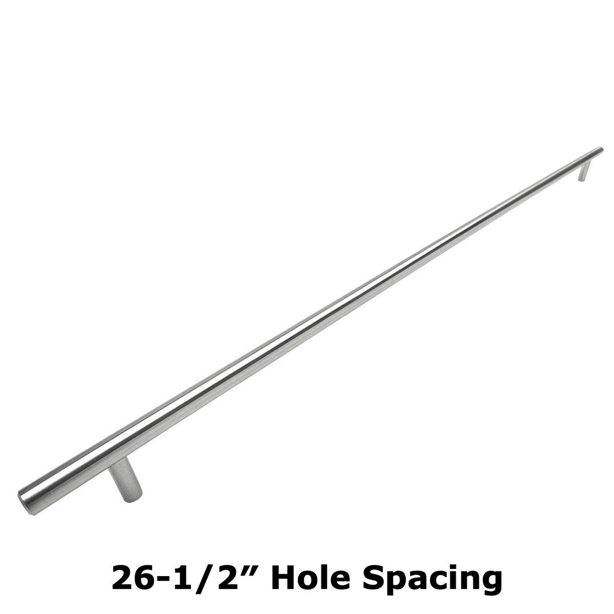 Cosmas 404-673SS Stainless Steel Slim Line Euro Style Bar Pull