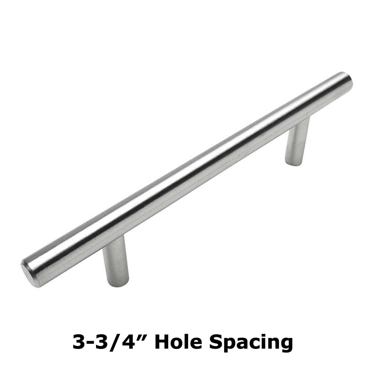 Cosmas 404-96SS Stainless Steel Slim Line Euro Style Bar Pull