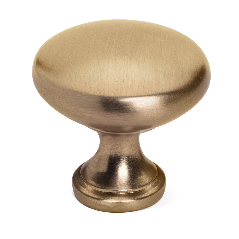 Diversa Gold Champagne Round Decorative Cabinet Knob